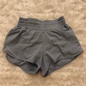 Lululemon Athletica, Hotty Hot High-rise Shorts 2.5 Inch Rhino Grey